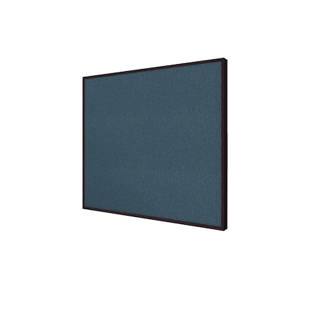 Ghent Bulletin Board, Fabric, 4 ft H x 5 ft W, Cherry Modern Frame, Black IMM45CHF91
